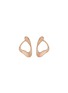 Main View - Click To Enlarge - FERNANDO JORGE - 'Stream Lines' 18k rose gold loop earrings