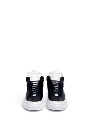Front View - Click To Enlarge - PUBLIC SCHOOL - 'Classic Braeburn' colourblock leather sneakers