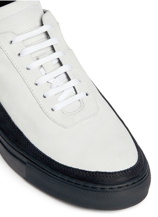 Detail View - Click To Enlarge - PUBLIC SCHOOL - 'Classic Braeburn' colourblock Cordovan leather sneakers