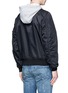 Back View - Click To Enlarge - 73354 - L-2B Scout hooded bomber jacket