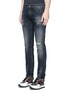 Front View - Click To Enlarge - - - 'Classic' slim fit ripped jeans