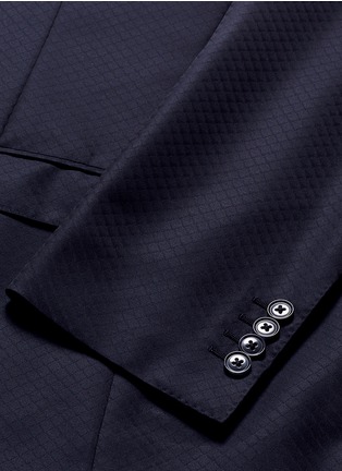  - - - 'Martini' diamond jacquard wool-silk tuxedo suit