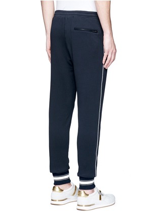 Back View - Click To Enlarge - - - Crown embroidered cotton sweatpants
