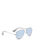 Figure View - Click To Enlarge - RAY-BAN - 'RB3558' aviator mirror sunglasses