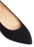 Detail View - Click To Enlarge - FABIO RUSCONI - Suede wedge pumps