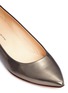 Detail View - Click To Enlarge - FABIO RUSCONI - Mirror leather wedge pumps