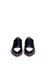 Front View - Click To Enlarge - FABIO RUSCONI - Tassel colourblock leather kiltie loafers