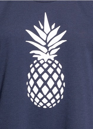 Detail View - Click To Enlarge - THE UPSIDE - Pineapple print performance tank top