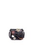 Main View - Click To Enlarge - COACH - 'Varsity' mixed stud patch leather saddle bag