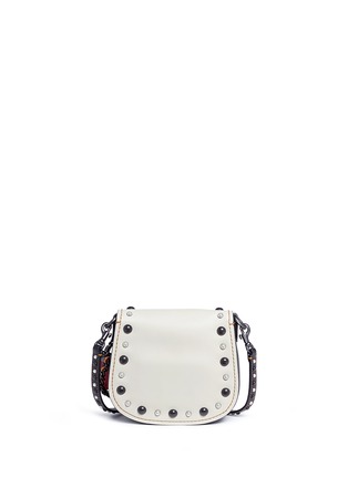 Detail View - Click To Enlarge - COACH - 'B-Boy Prairie' patchwork leather saddle bag