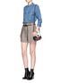 Figure View - Click To Enlarge - COACH - 'B-Boy Prairie' patchwork leather saddle bag