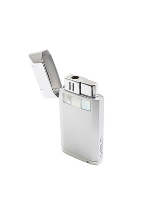  - SIGLO ACCESSORY - Mother of Pearl lighter – Chrome Silver