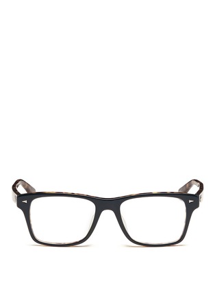 Main View - Click To Enlarge - RAY-BAN - Two tone square frame acetate optical glasses