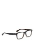 Figure View - Click To Enlarge - RAY-BAN - Two tone square frame acetate optical glasses