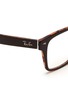 Detail View - Click To Enlarge - RAY-BAN - Two tone square frame acetate optical glasses