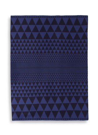 Figure View - Click To Enlarge - NIKI JONES - 'Isosceles' throw - Indigo/Navy