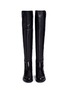 Front View - Click To Enlarge - STUART WEITZMAN - '5050' elastic back leather boots