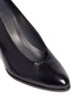 Detail View - Click To Enlarge - STUART WEITZMAN - 'Choke Up' chunky heel leather pumps