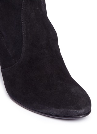 Detail View - Click To Enlarge - STUART WEITZMAN - 'Highland' stretch suede thigh high boots