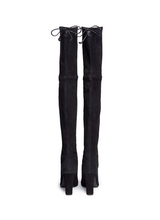 Back View - Click To Enlarge - STUART WEITZMAN - 'Highland' stretch suede thigh high boots