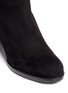 Detail View - Click To Enlarge - STUART WEITZMAN - 'Lowjack' elastic back suede boots