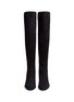 Front View - Click To Enlarge - STUART WEITZMAN - 'Lowjack' elastic back suede boots