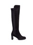Main View - Click To Enlarge - STUART WEITZMAN - 'Lowjack' elastic back suede boots