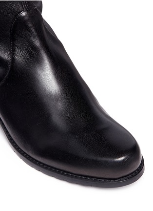 Detail View - Click To Enlarge - STUART WEITZMAN - 'Midland' stretch leather thigh high boots