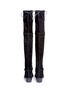 Back View - Click To Enlarge - STUART WEITZMAN - 'Midland' stretch suede thigh high boots