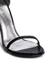 Detail View - Click To Enlarge - STUART WEITZMAN - 'Nudist Song' crack effect leather sandals