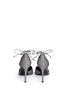 Back View - Click To Enlarge - STUART WEITZMAN - 'On A String' lace-up glitter d'Orsay pumps
