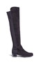 Main View - Click To Enlarge - STUART WEITZMAN - 'Reserve' elastic back suede boots