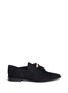 Main View - Click To Enlarge - STUART WEITZMAN - 'Sprouts' tassel suede loafer slip-ons