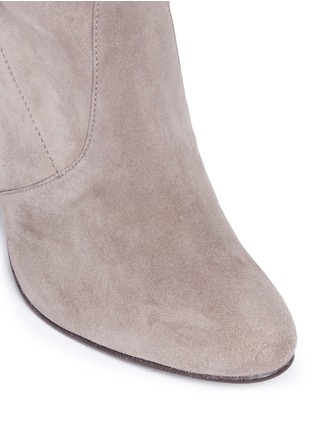 Detail View - Click To Enlarge - STUART WEITZMAN - 'Highland' stretch suede thigh high boots