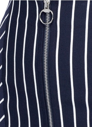 Detail View - Click To Enlarge - MO&CO. - Stripe flare skirt