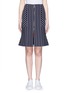 Main View - Click To Enlarge - MO&CO. - Stripe flare skirt