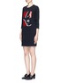 Front View - Click To Enlarge - MO&CO. - Mickey Mouse sequin waffle knit dress
