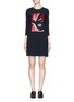 Main View - Click To Enlarge - MO&CO. - Mickey Mouse sequin waffle knit dress