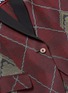 Detail View - Click To Enlarge - IBRIGU - One of a kind argyle pattern silk jacquard blazer