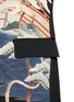 Detail View - Click To Enlarge - IBRIGU - One of a kind traditional scenery print silk blazer