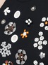 Detail View - Click To Enlarge - VICTORIA, VICTORIA BECKHAM - Bricolage floral embellished shift dress