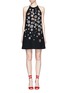Main View - Click To Enlarge - VICTORIA, VICTORIA BECKHAM - Bricolage floral embellished shift dress