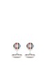 Main View - Click To Enlarge - PAUL SMITH - Multi stripe button cufflinks
