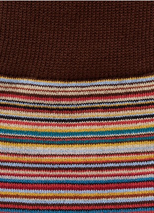 Detail View - Click To Enlarge - PAUL SMITH - Multi stripe socks