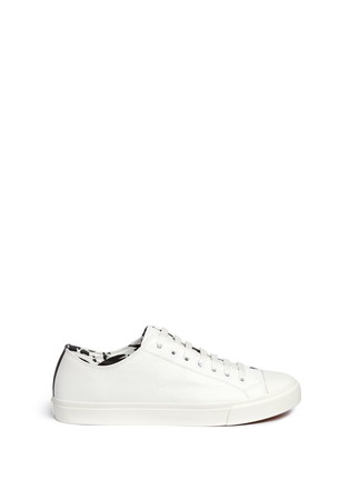 Main View - Click To Enlarge - PAUL SMITH - 'Indie' stripe heel leather sneakers