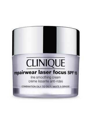 Main View - Click To Enlarge - CLINIQUE - Repairwear Laser Focus SPF 15 Line Smoothing Cream 50ml - 1 & 2
