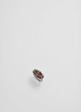 Main View - Click To Enlarge - MONIQUE PÉAN - mounted diamond (ttl 0.48carats 18k gold ring) MONIQUE PEAN