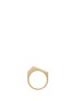 Detail View - Click To Enlarge - MONIQUE PÉAN - Diamond 18k recycled yellow gold geometric stacking ring