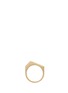 Detail View - Click To Enlarge - MONIQUE PÉAN - Diamond 18k recycled yellow gold geometric stacking ring