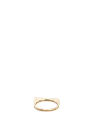 Figure View - Click To Enlarge - MONIQUE PÉAN - Diamond 18k yellow gold ring